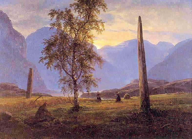 Maleri av I.C. Dahl