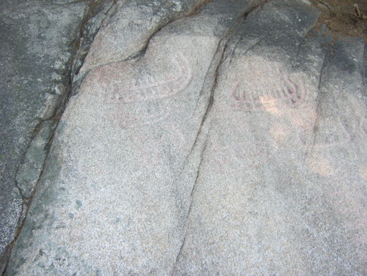 Rock carving