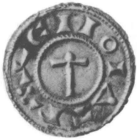 Torshammer on coin, England